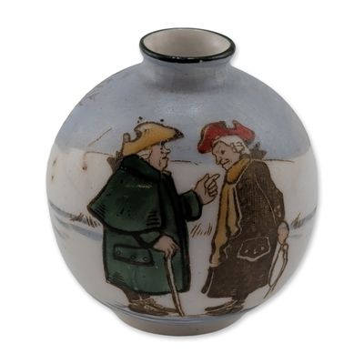 Sale Photo Thumbnail #474: Royal Doulton Dickens Ware Earthenware Miniature Vase