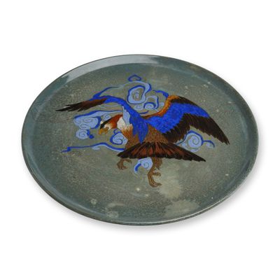 Sale Photo Thumbnail #471: Royal Doulton Titanian Eagle Footed Plate