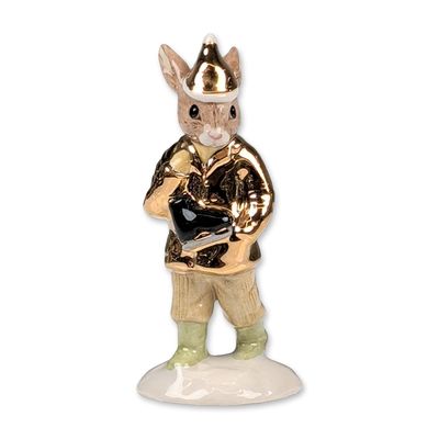 Sale Photo Thumbnail #434: Royal Doulton Gold Boy Skater Figurine DB152