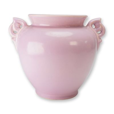 Sale Photo Thumbnail #299: Weller Pottery Pink Double Handled Vase