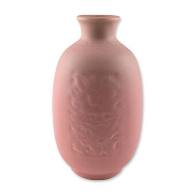 Sale Photo Thumbnail #283: Rookwood 1933 Matte Pink Embossed Vase