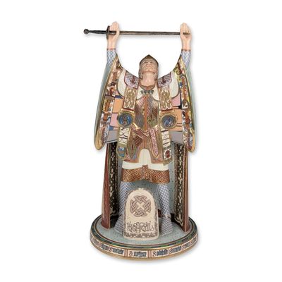 Sale Photo Thumbnail #148: Minton by John Ablitt The Arthurian Legend Exhibition Only Fine China Figurine, Arthur The Once &