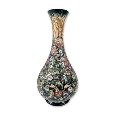 Sale Photo Thumbnail #344: Moorcroft Rachel Bishop Prairie Summer Prestige Vase
