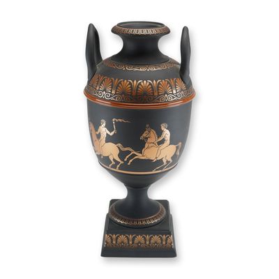 Sale Photo Thumbnail #314: Wedgwood Black Basalt Limited Edition Olympic Victory Vase