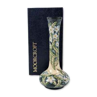 Sale Photo Thumbnail #104: Moorcroft Rachel Bishop Baby Blue Eyes Ceramic Vase