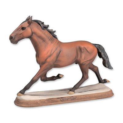 Sale Photo Thumbnail #211: Beswick by Albert Hallam Horse Series Figurine, Cardigan Bay - The Million Dollar Pacer 2340