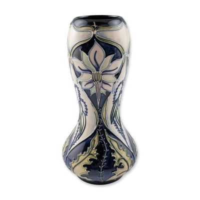 Sale Photo Thumbnail #99: Moorcroft Rachel Bishop Meadow Star Ceramic Vase, Signed Limited Edition