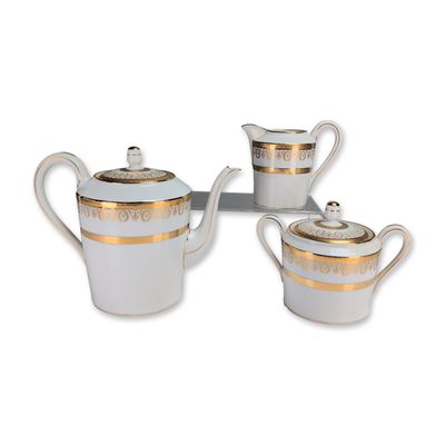 Sale Photo Thumbnail #479: 3pc Charles Field Haviland Limoges Porcelain Coffee/Tea Service