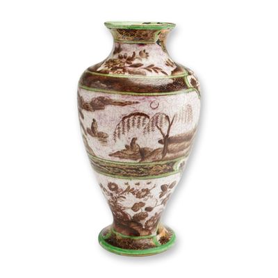 Sale Photo Thumbnail #372: Wedgwood Chinoiserie Lustre Baluster Vase