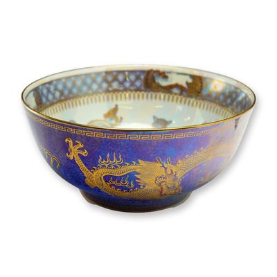 Sale Photo Thumbnail #112: Wedgwood Fairyland Lustre Bowl, Celestial Dragon Z4829