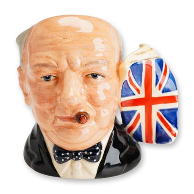 Sale Photo Thumbnail #183: Royal Doulton Prototype Small Character Jug, Winston Churchill