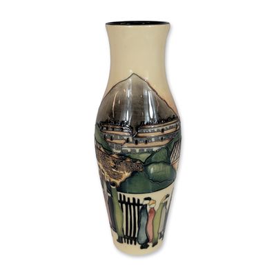 Sale Photo Thumbnail #90: Moorcroft Limited Edition Baluster Vase The Walk By Kerry Goodwin