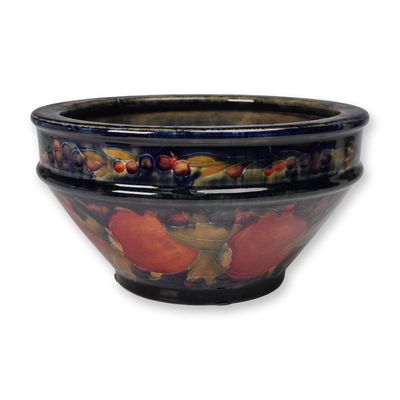 Sale Photo Thumbnail #334: William Moorcroft Pottery Bowl, Pomegranate
