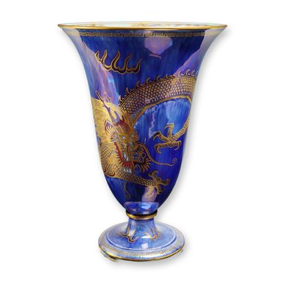 Sale Photo Thumbnail #368: Wedgwood Fairyland Lustre Vase, Celestial Dragon Z4829