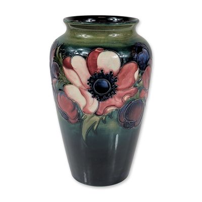 Sale Photo Thumbnail #336: Moorcroft Anemone Pattern Pottery Vase