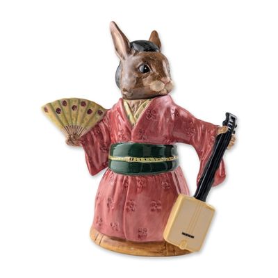 Sale Photo Thumbnail #16: Royal Doulton Bunnykins Prototype Teapot, Geisha Girl D7126