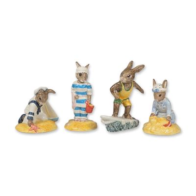 Sale Photo Thumbnail #436: 4pc Royal Doulton Bunnykins Figurines