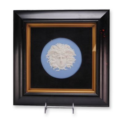 Sale Photo Thumbnail #322: Wedgwood Light Blue Jasperware Medusa Rondanini Plaque
