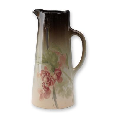 Sale Photo Thumbnail #298: Weller Pottery Louwelsa Hand-Painted Tankard, Signed Ferrell