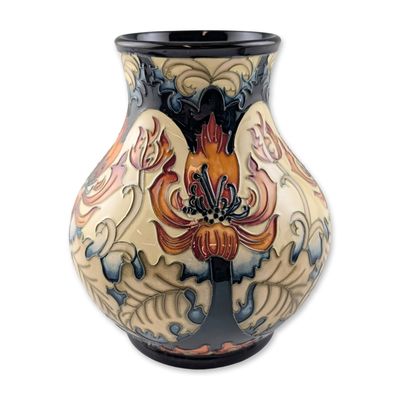 Sale Photo Thumbnail #14: Moorcroft Rachel Bishop Florian Dream Vase, Signed Limited Edition