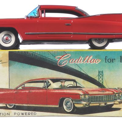 Sale Photo Thumbnail #6: 1960 Marusan and I.Y. Cadillac Tin Friction Car
