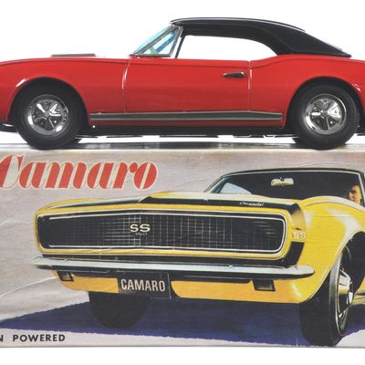 Sale Photo Thumbnail #52: 1967 Red SS Camaro Tin Car by Nomura