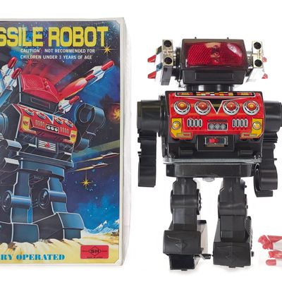 Sale Photo Thumbnail #251: Scarce Missile Robot by Horikawa S.H. Boxed, Japan