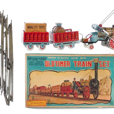 Sale Photo Thumbnail #420: Cragstan Sankai Battery-Operated Oldtimer Train Set Boxed