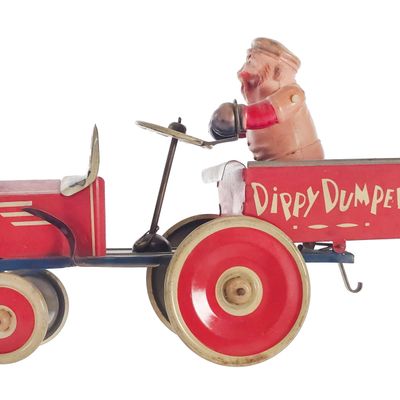 Sale Photo Thumbnail #362: Marx 1940 Dippy Dumper with Bluto Driver