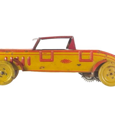 Sale Photo Thumbnail #356: Nonpareil Windup Two-Door Coupe Car Tin Litho