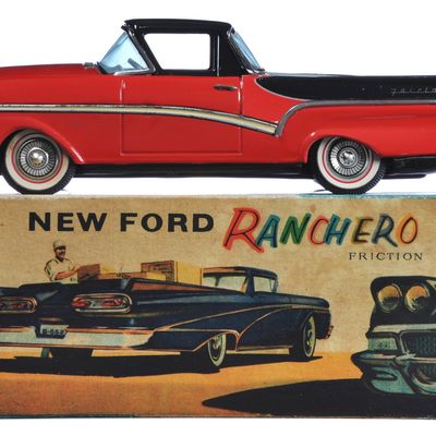 Sale Photo Thumbnail #103: Bandai 1957 Ford Ranchero with Fantastic Tin Toy Design