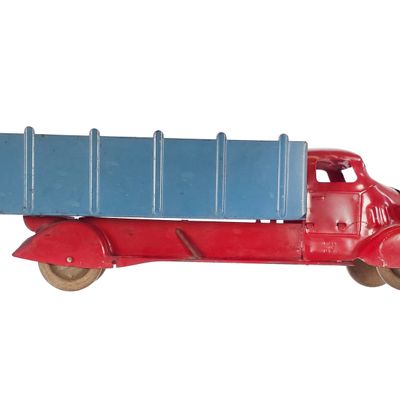 Sale Photo Thumbnail #305: 1940s Marx Pressed Steel Dump Truck