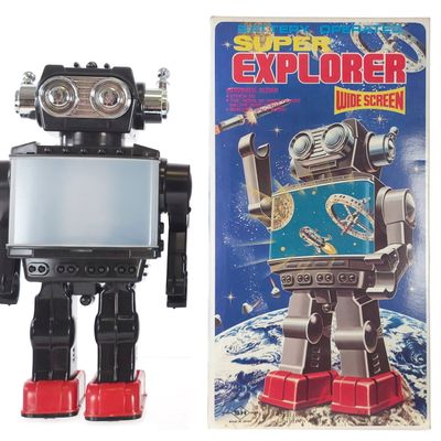 Sale Photo Thumbnail #261: Super Explorer Horikawa S.H. Robot with Wide Screen Boxed
