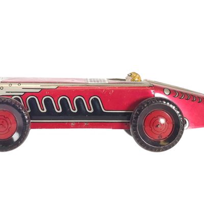 Sale Photo Thumbnail #375: 1940s Marx Mechanical Speed Racer Tin Windup