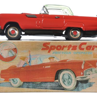 Sale Photo Thumbnail #34: 1956 Thunderbird Friction Tin Car by Nomura, Japan