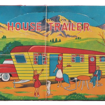 Sale Photo Thumbnail #111: Ichimura ca. 1950s #3034 House Trailer Store Display 12 Dead Stock
