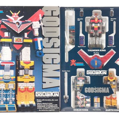 Sale Photo Thumbnail #234: Godsigma Deluxe Godaikin Robot by Popy Japan Boxed