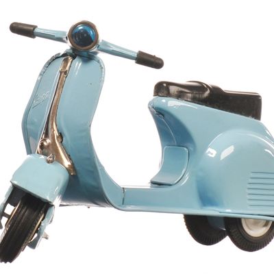 Sale Photo Thumbnail #8: Bandai Tin Vespa Scooter in Light Blue