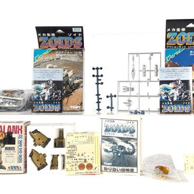 Sale Photo Thumbnail #218: (3) Tomy Zoid and Takatoku Destroid Phalanx Boxed