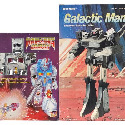 Sale Photo Thumbnail #207: (2) Transformers Style Robot Toys Galactic Man Boxed