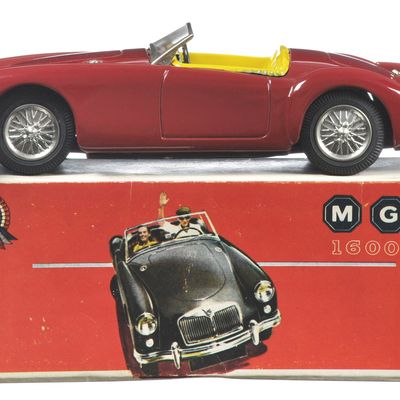 Sale Photo Thumbnail #41: Maroon MGA Convertible by ATC Japan Boxed