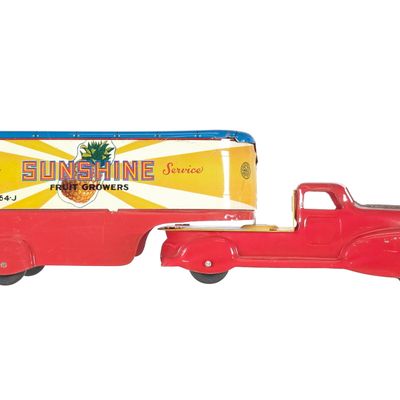 Sale Photo Thumbnail #127: Marx Tin Litho Sunshine Service Delivery Truck