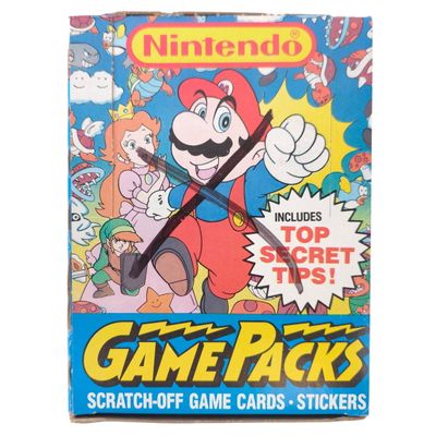 Sale Photo Thumbnail #238: Unopened Nintendo Topps Card Packs Boxed
