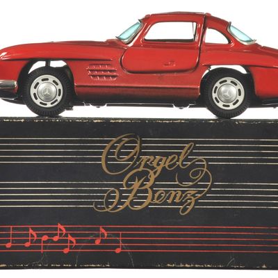 Sale Photo Thumbnail #48: Orgel Music Box Mercedes-Benz 300 SL Tin Toy