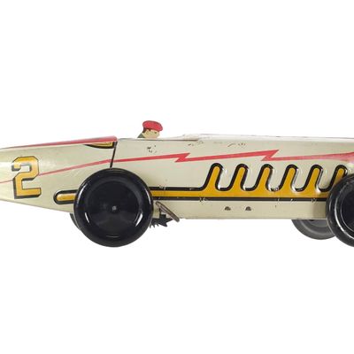 Sale Photo Thumbnail #379: 1930s Marx Tin Litho No. 2 Race Car