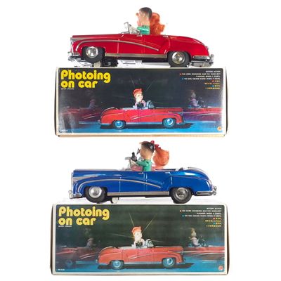 Sale Photo Thumbnail #269: (2) Chinese Tin ME 630 "Photoing on Car" Boxed