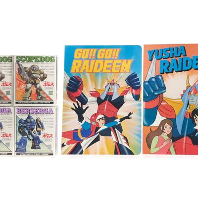 Sale Photo Thumbnail #195: (6) Takara Scopedog & Beserga Boxed and 2 Raideen Books