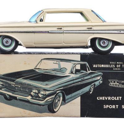 Sale Photo Thumbnail #13: Chevrolet Impala Tan Sedan Tin Car Boxed