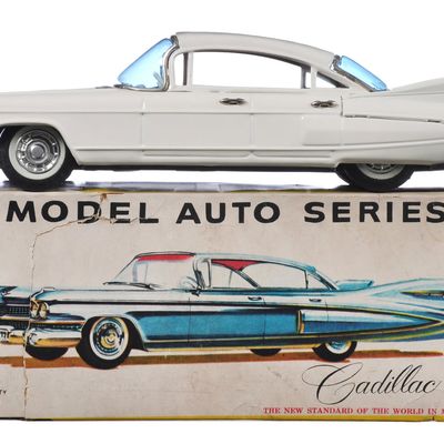 Sale Photo Thumbnail #97: Near Mint White 1959 Cadillac by Bandai Japan Boxed