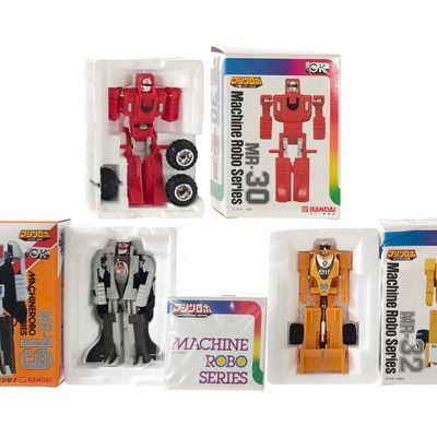 Sale Photo Thumbnail #222: (3) Machine Robo Gobot MR-19, MR-30, MR-32 Boxed